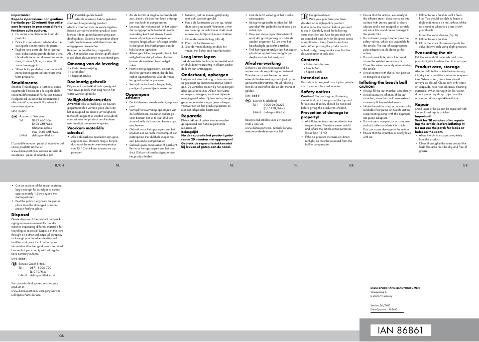 Crivit SB-1610 User Manual | Page 2 / 2