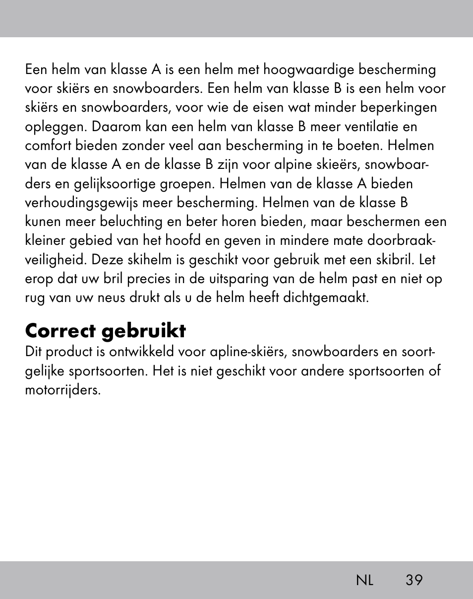 Correct gebruikt | Crivit ES-1656 User Manual | Page 37 / 54