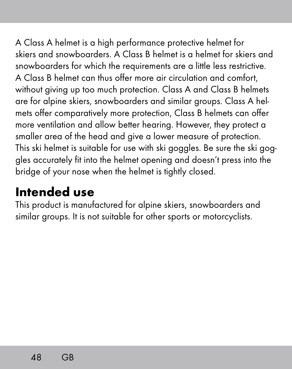 Intended use | Crivit ES-1656 User Manual | Page 46 / 54