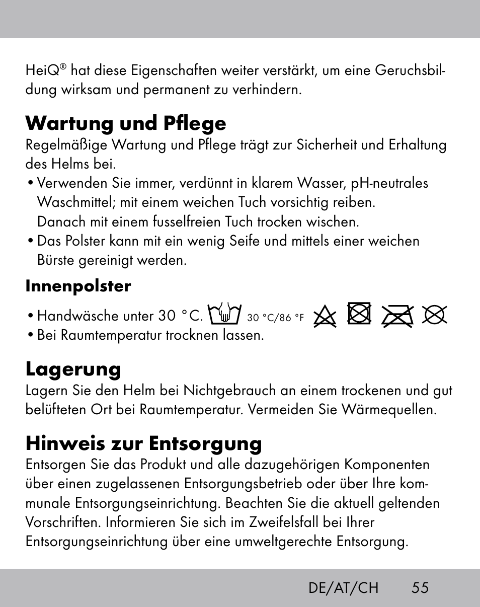 Wartung und pflege, Lagerung, Hinweis zur entsorgung | Crivit ES-1656 User Manual | Page 53 / 58