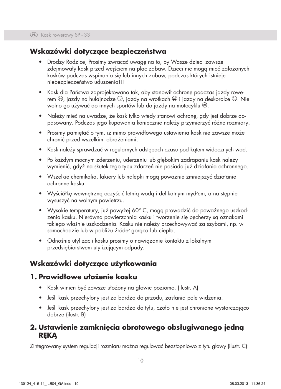 Crivit SP - 33 User Manual | Page 8 / 42