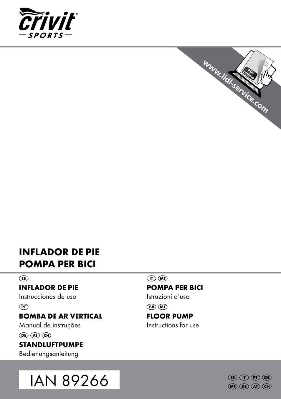 Crivit SP-1619 User Manual | 16 pages