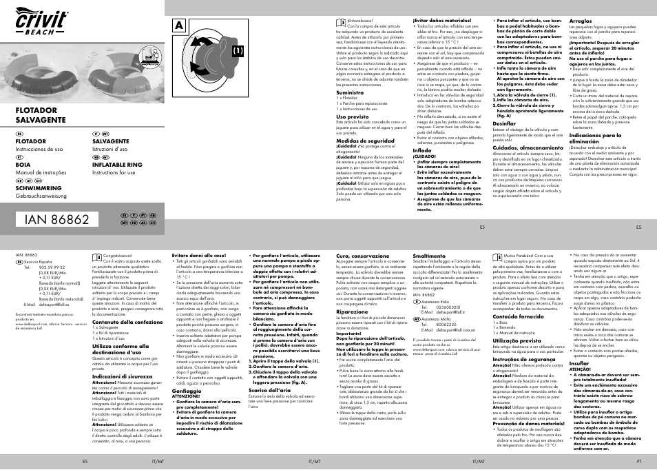 Crivit SR-1614 User Manual | 2 pages