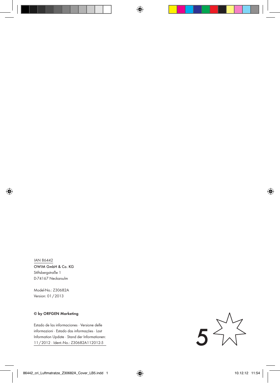 Crivit Z30682A User Manual | Page 34 / 34