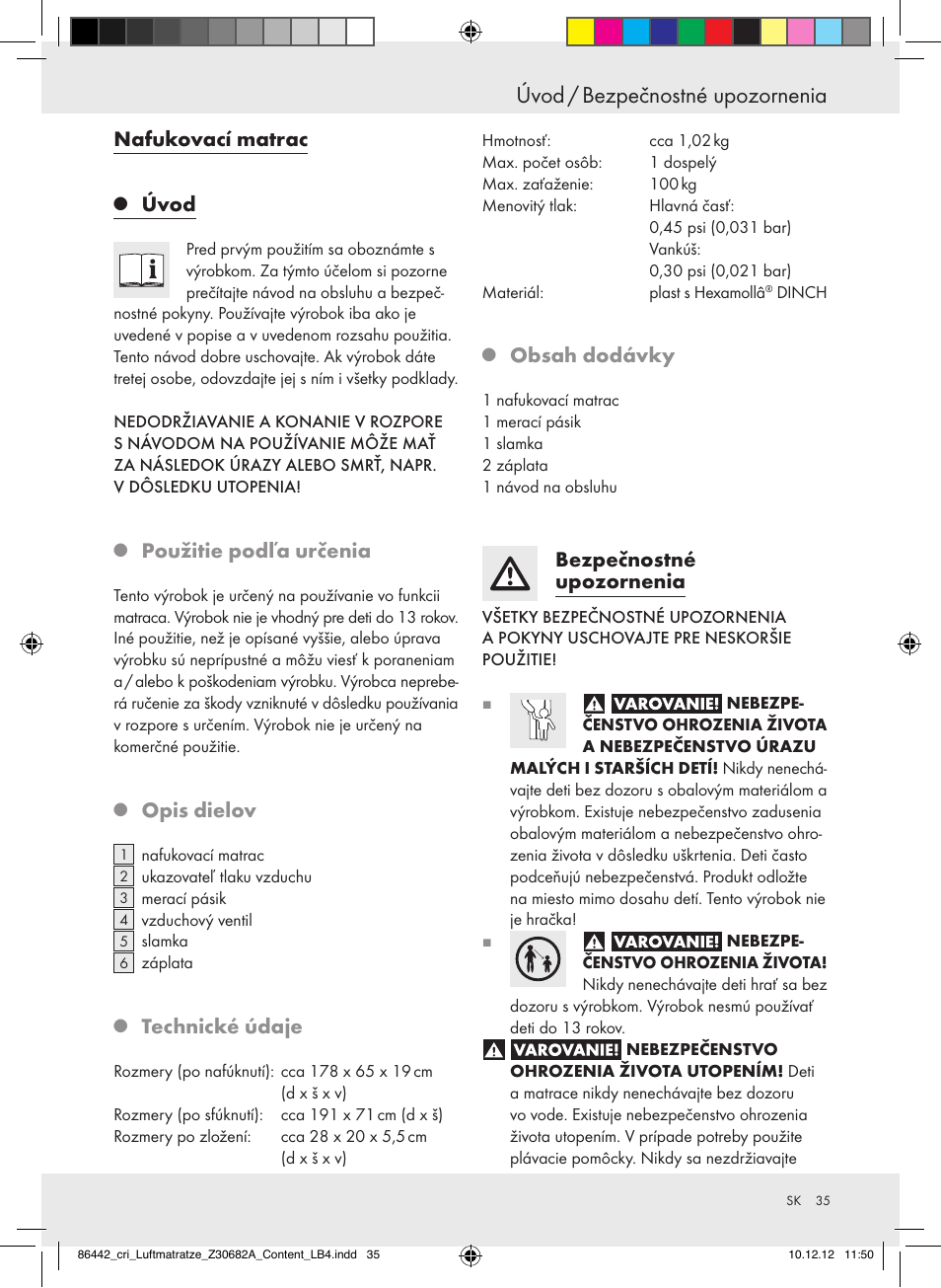 Crivit Z30682A User Manual | Page 35 / 46