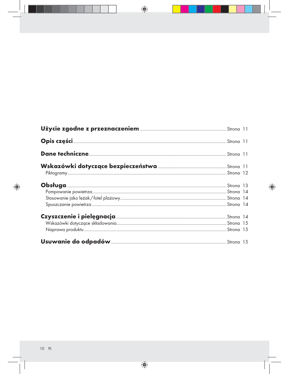 Crivit Z31426A_B User Manual | Page 10 / 46