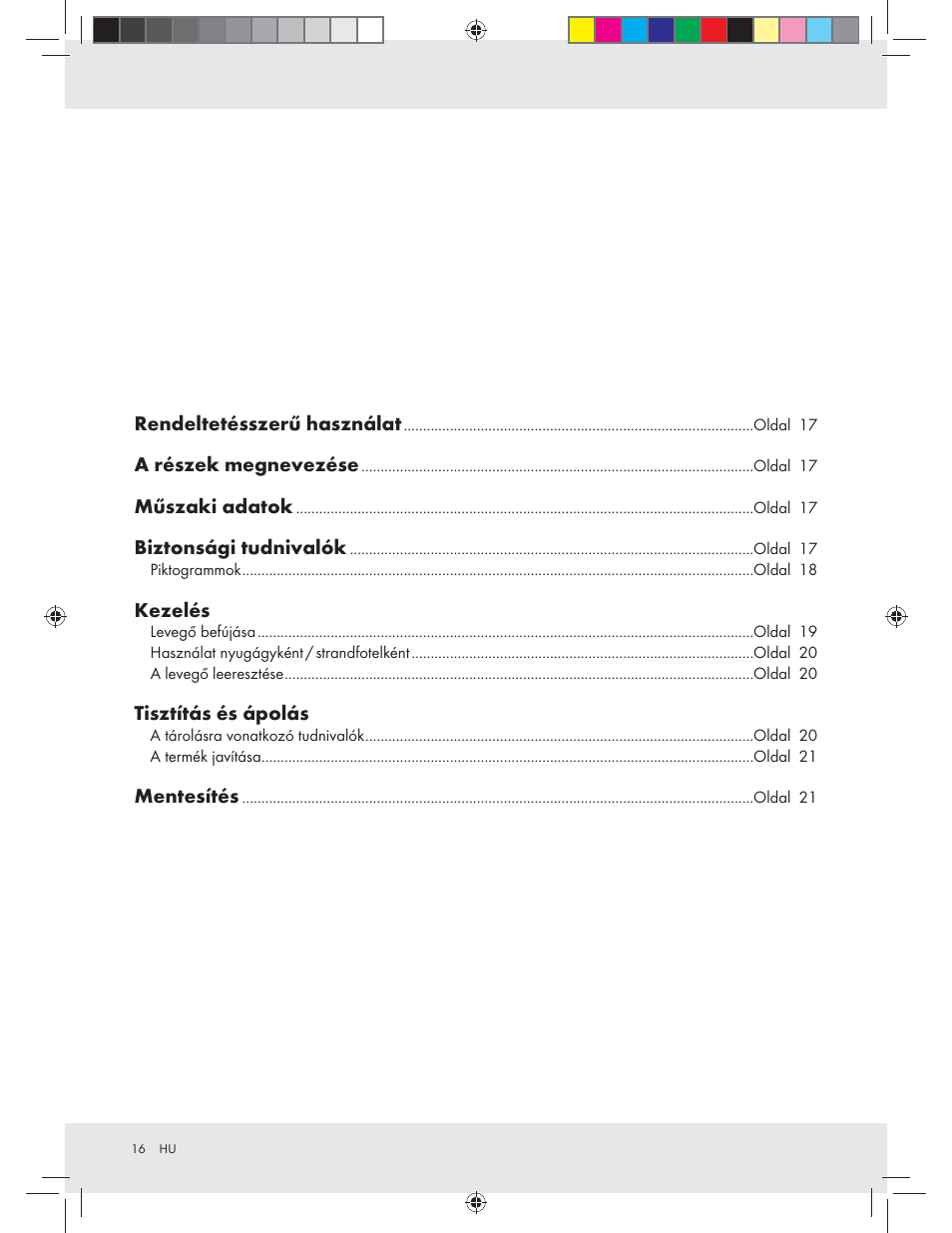 Crivit Z31426A_B User Manual | Page 16 / 46