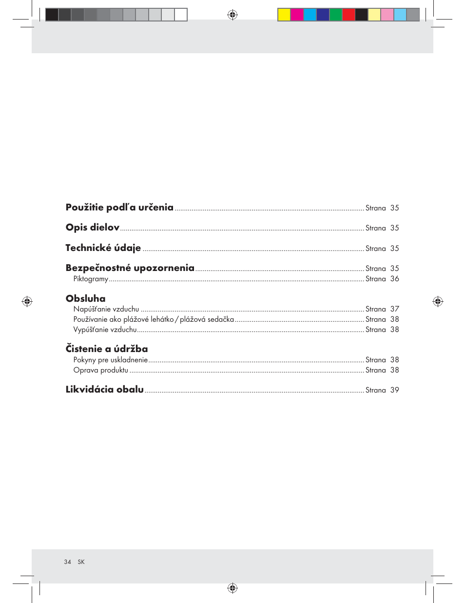 Crivit Z31426A_B User Manual | Page 34 / 46