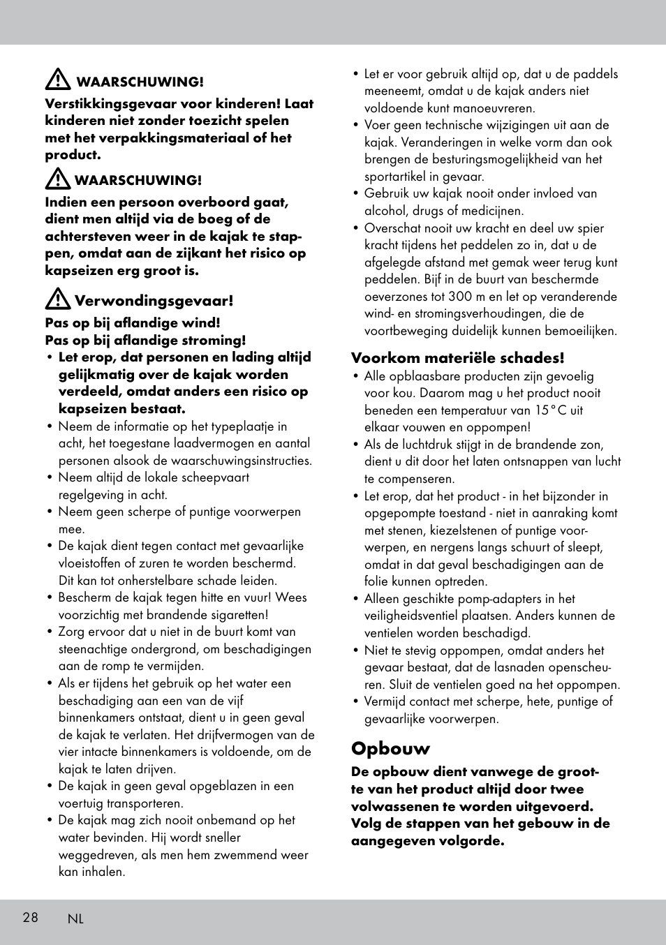 Opbouw | Crivit 2-PERSONEN-KAJAK User Manual | Page 26 / 38