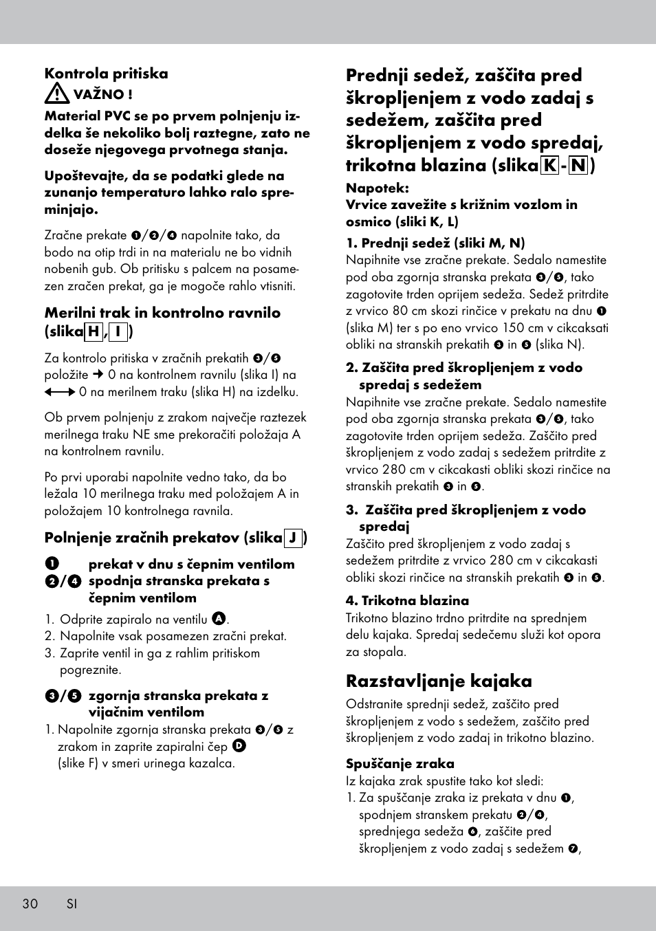 Razstavljanje kajaka | Crivit 2-PERSONEN-KAJAK User Manual | Page 28 / 54