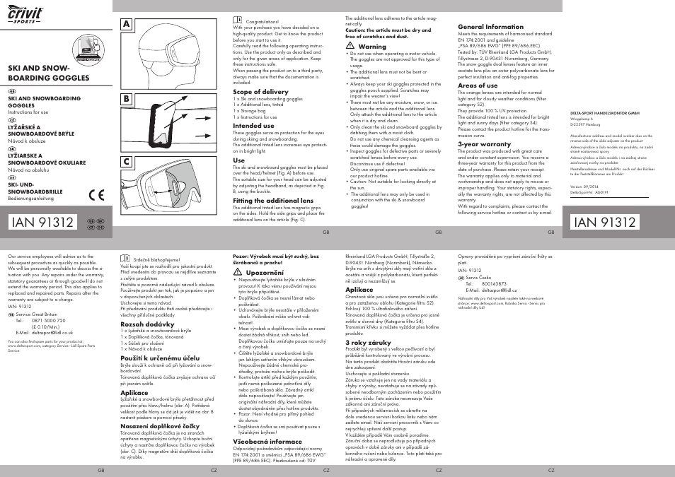 Crivit AG0191 User Manual | 2 pages