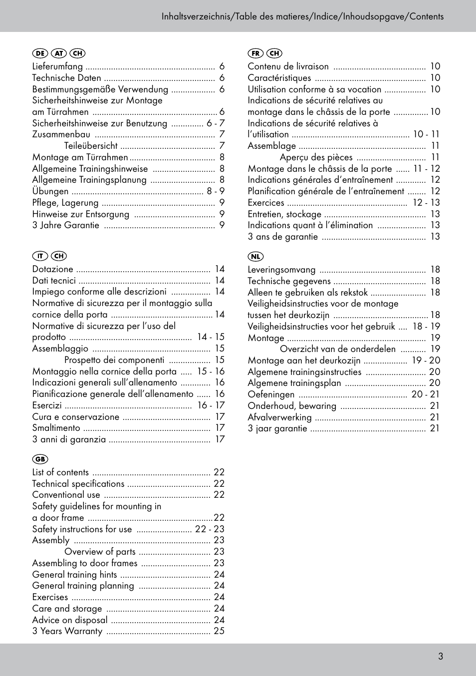 Crivit MR-1442 User Manual | Page 3 / 28