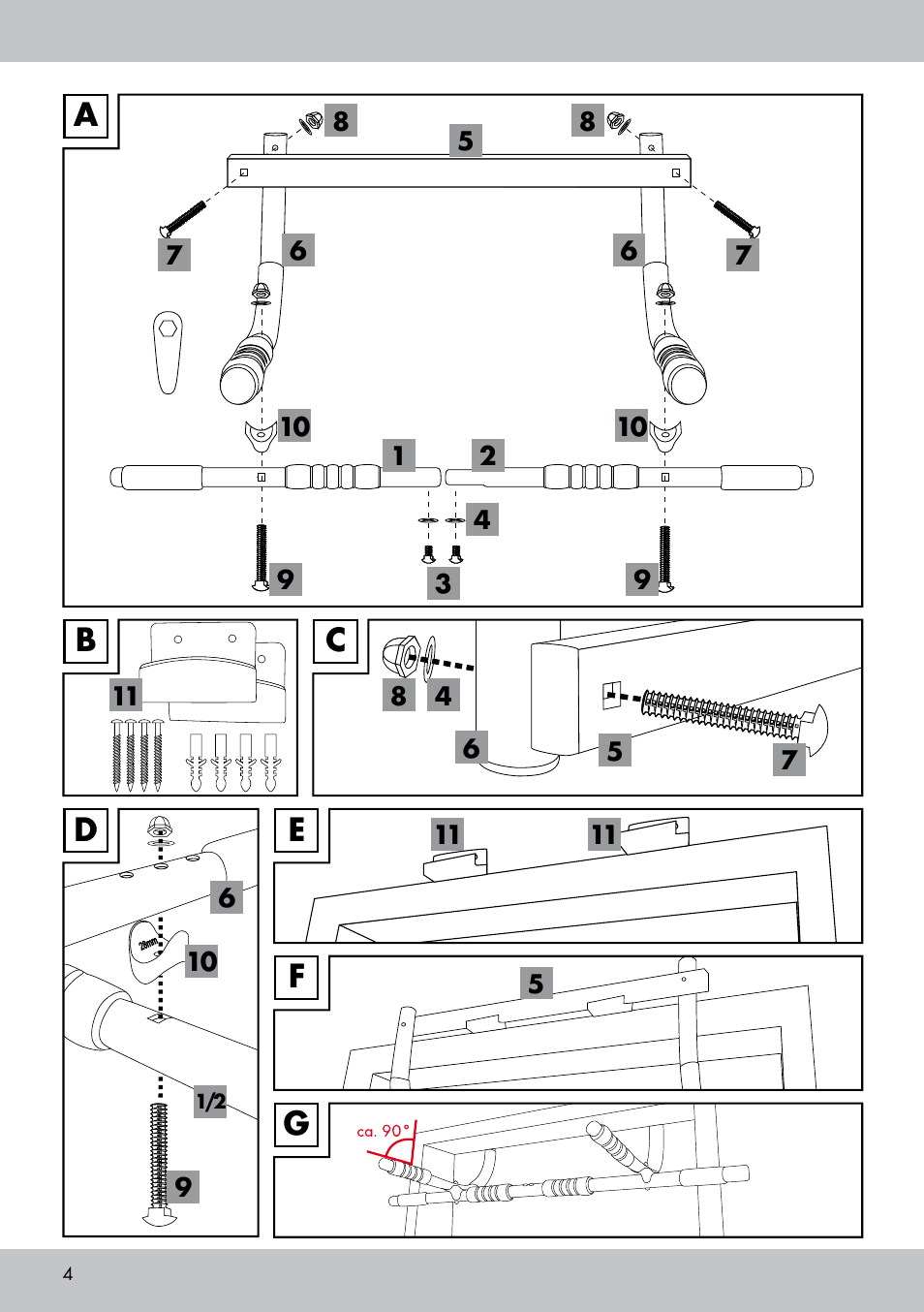 Crivit MR-1442 User Manual | Page 4 / 36