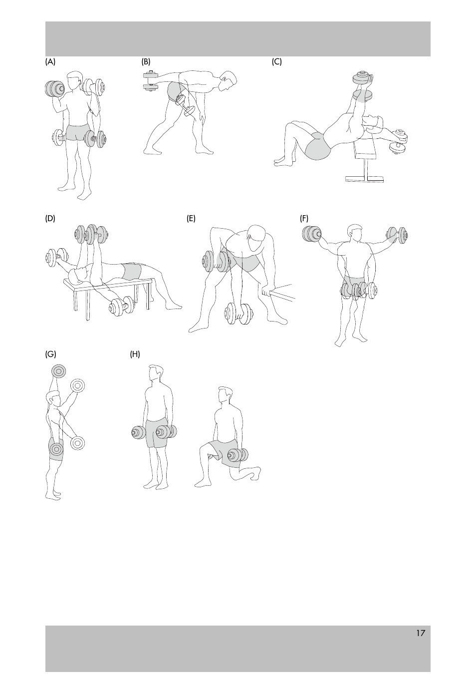 Crivit 10.3kg Dumbbell Set User Manual | Page 17 / 18