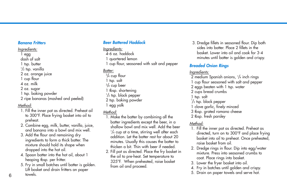 Deni 1.25 Qt. Deep Fryer 9301 User Manual | Page 7 / 9