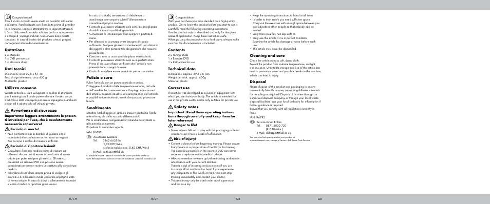 Crivit TS-1840 User Manual | Page 2 / 2