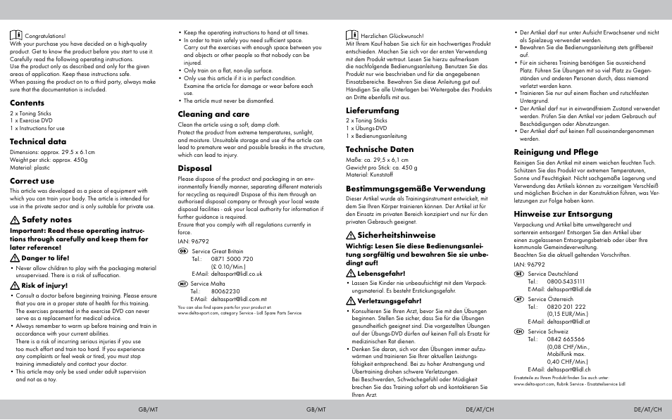 Crivit TS-1840 User Manual | Page 2 / 2