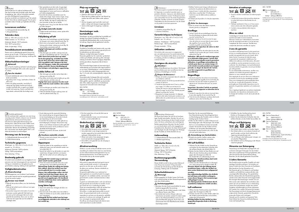 Crivit Self-Inflating Thermal Mat User Manual | Page 2 / 2