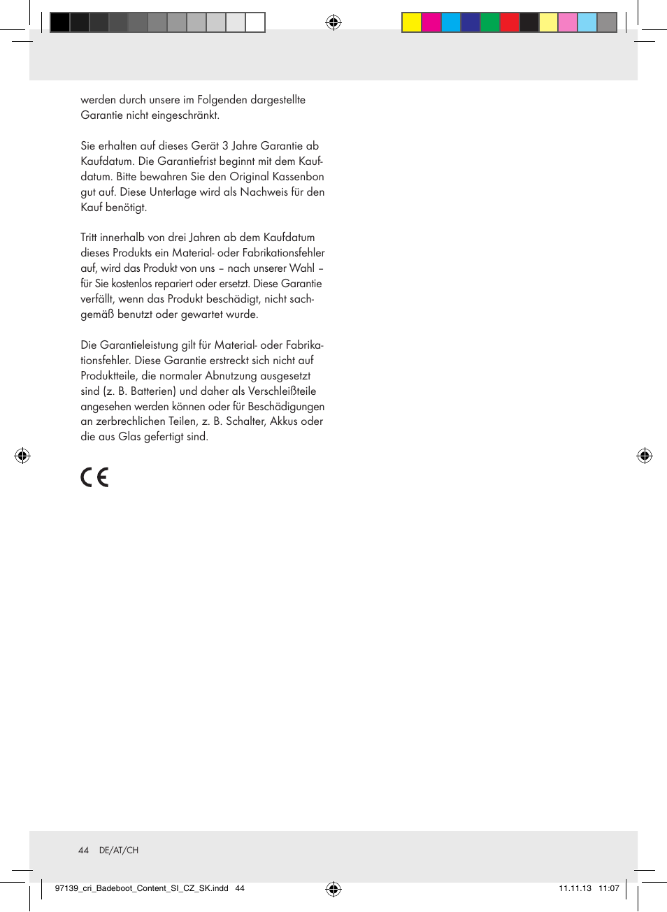 Crivit Z31423 User Manual | Page 44 / 45