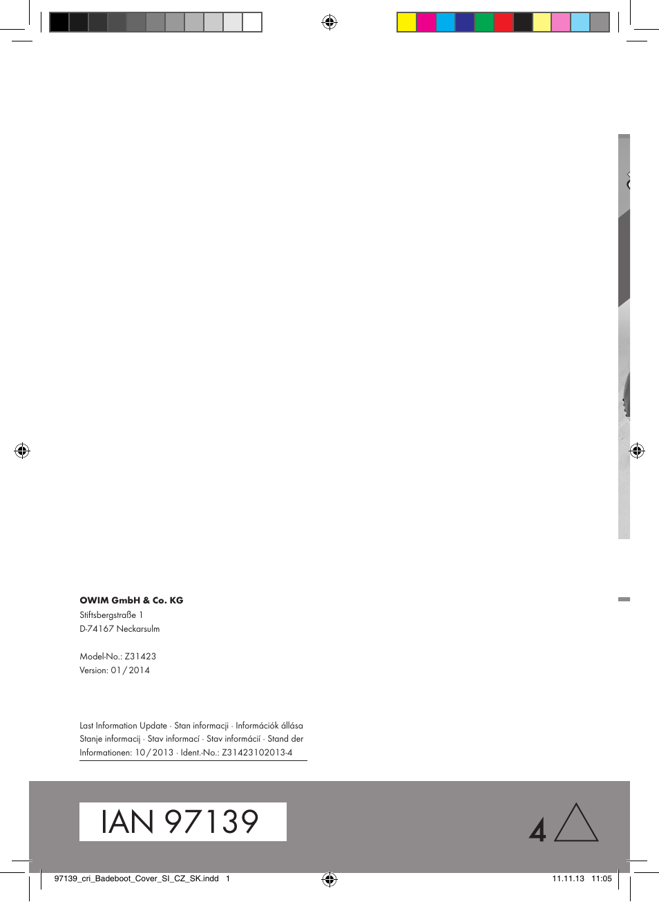 Crivit Z31423 User Manual | Page 45 / 45