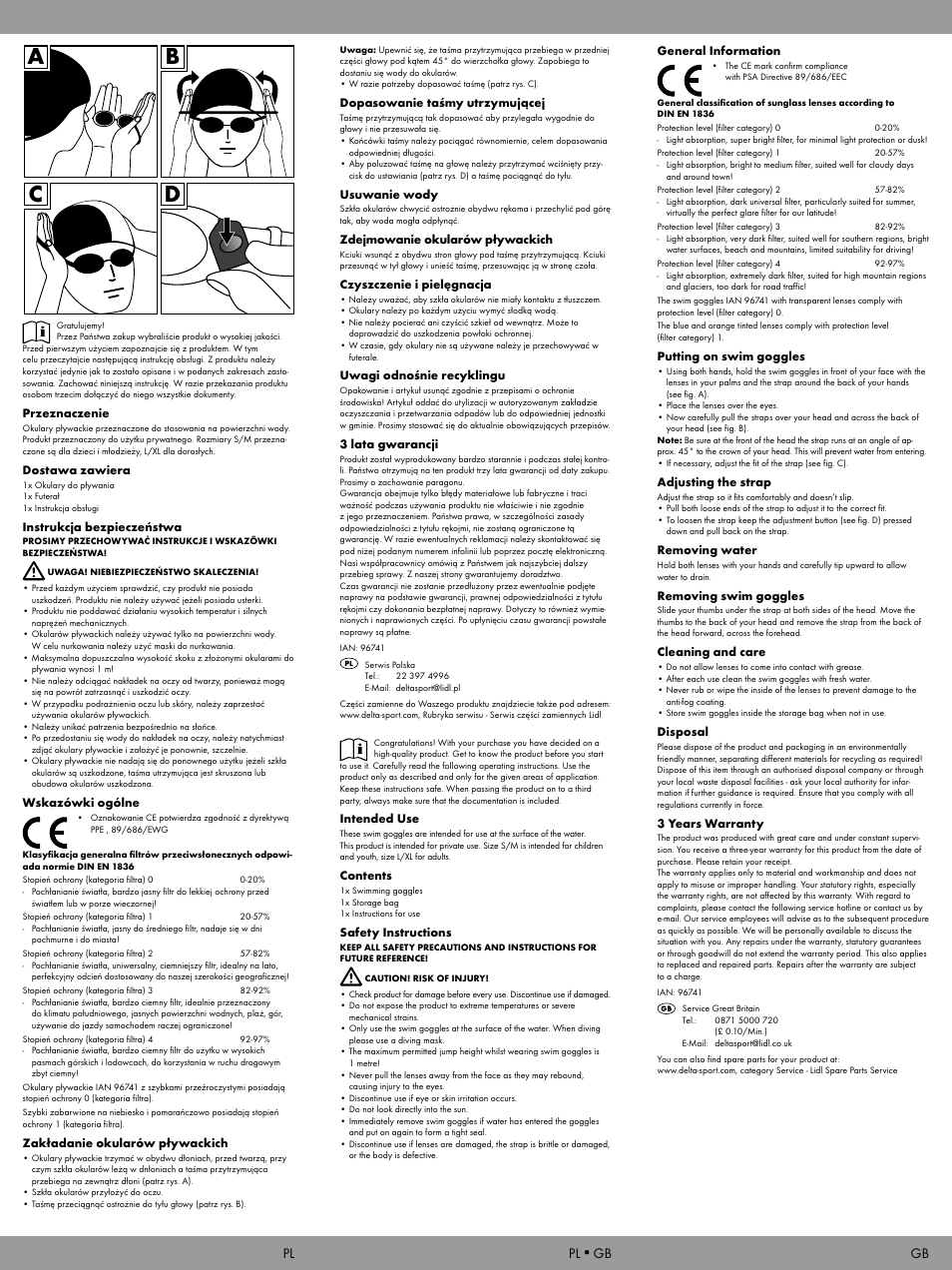 Ab c d, Pl ▪ gb | Crivit SB-1601 User Manual | Page 2 / 2
