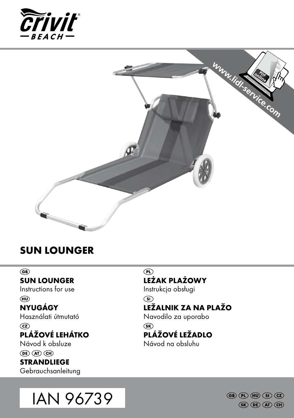 Crivit SL-1836 User Manual | 24 pages