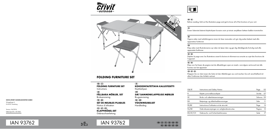 Crivit KS-1845 User Manual | 18 pages