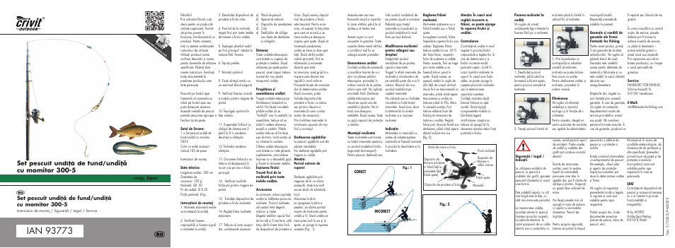 Mi-feeder-2014-ro.pdf, Set pescuit undiță de fund/undiță cu momitor 300-5 | Crivit 300-5 User Manual | Page 15 / 18