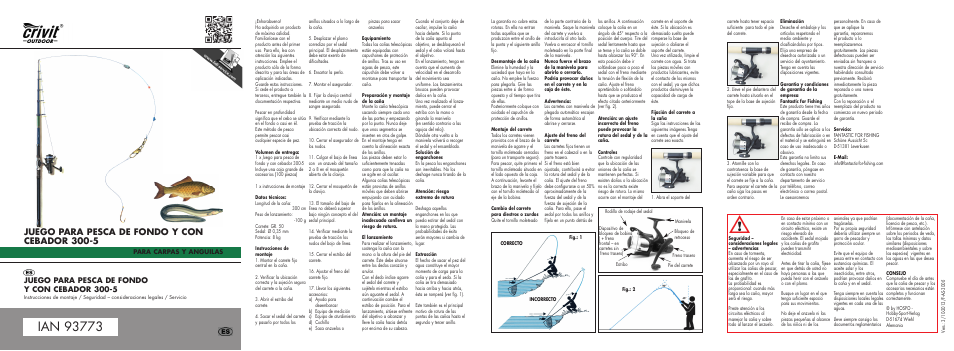 Mi-feeder-2014-es.pdf, Juego para pesca de fondo y con cebador 300-5 | Crivit 300-5 User Manual | Page 5 / 18