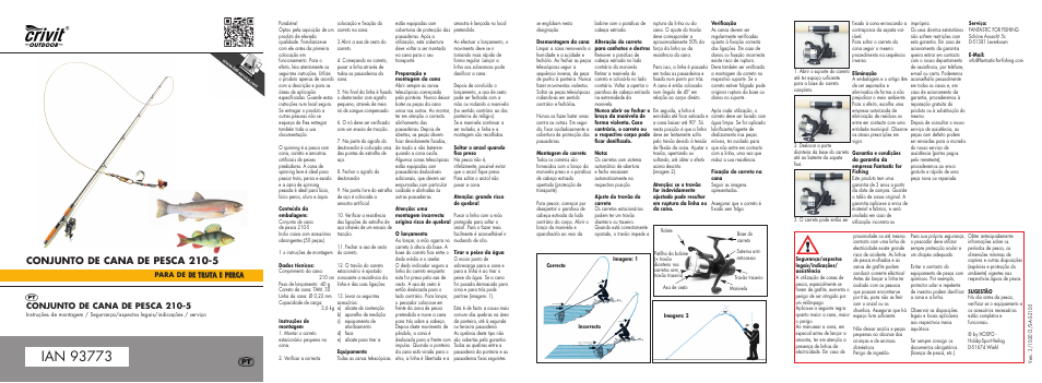 Mi-trout-2014-pt.pdf, Conjunto de cana de pesca 210-5 | Crivit 210-5 User Manual | Page 14 / 18