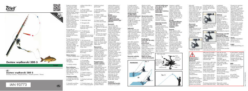 Mi-carp-2014-pl.pdf, Zestaw wędkarski 300-5 | Crivit 300-5 User Manual | Page 13 / 18
