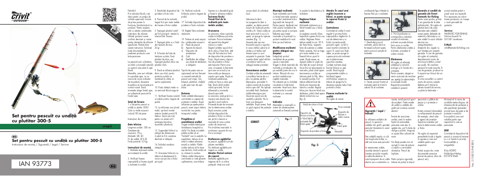 Mi-carp-2014-ro.pdf, Set pentru pescuit cu undiță cu plutitor 300-5 | Crivit 300-5 User Manual | Page 15 / 18