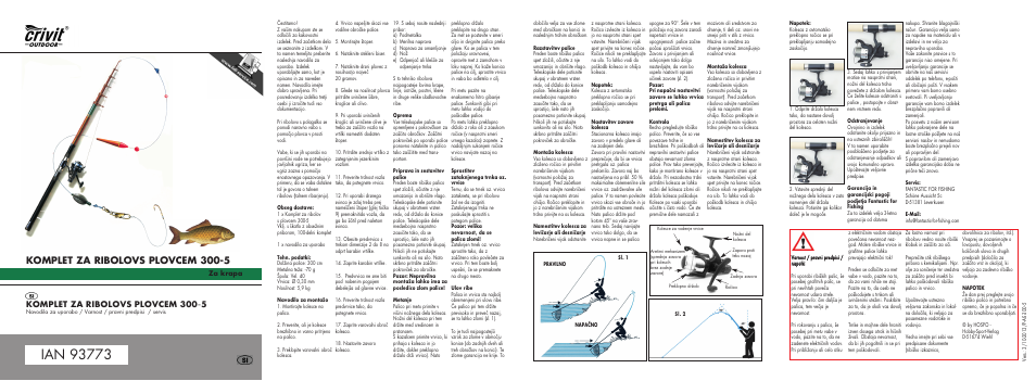 Mi-carp-2014-si.pdf, Komplet za ribolovs plovcem 300-5 | Crivit 300-5 User Manual | Page 17 / 18