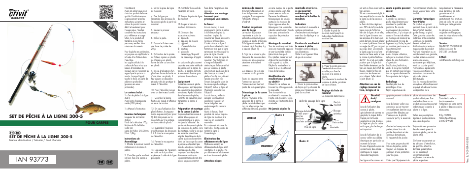 Mi-carp-2014-fr.pdf, Set de pêche à la ligne 300-5 | Crivit 300-5 User Manual | Page 7 / 18
