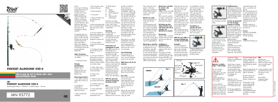 Mi-allround-2014-se.pdf, Fiskeset allround 420-4 | Crivit 420-4 User Manual | Page 14 / 18