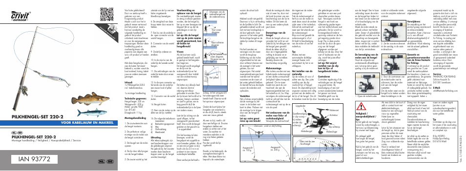 Mi-pilk-2014-nl.pdf, Pilkhengel-set 220-2 | Crivit 220-2 User Manual | Page 10 / 16