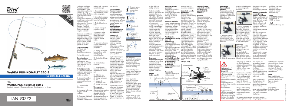 Mi-pilk-2014-pl.pdf, Wędka pilk-komplet 220-2 | Crivit 220-2 User Manual | Page 11 / 16