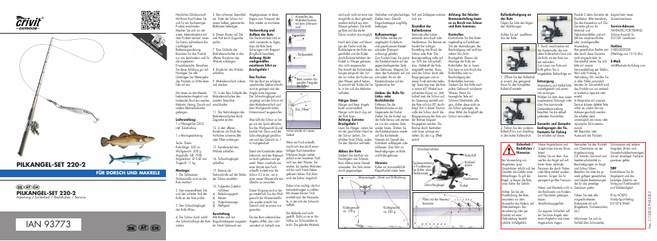 Mi-pilk-2014-de.pdf, Pilkangel-set 220-2 | Crivit 220-2 User Manual | Page 2 / 16