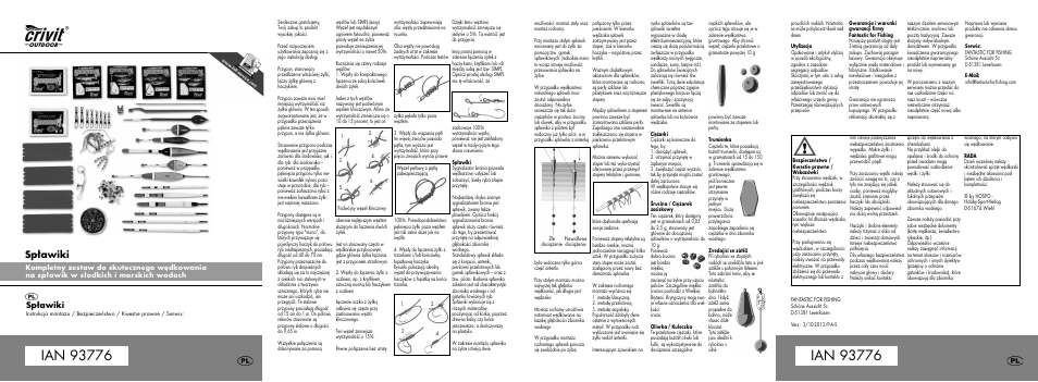 93776-mi-float-pl.pdf, Spławiki | Crivit Float Fishing Assortment User Manual | Page 12 / 18