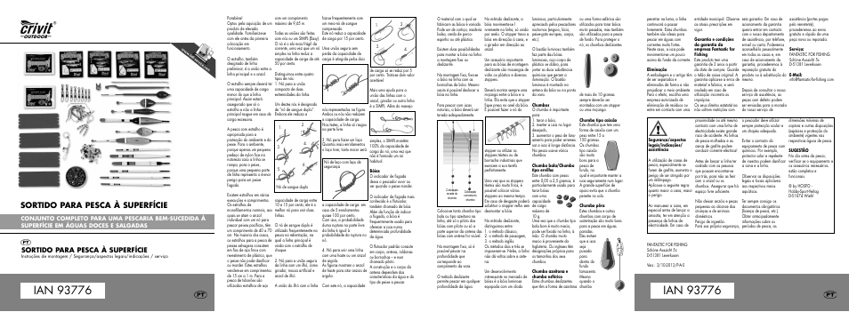 93776-mi-float-pt.pdf, Sortido para pesca à superfície | Crivit Float Fishing Assortment User Manual | Page 13 / 18