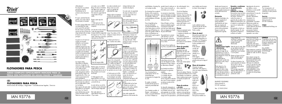 93776-mi-float-es.pdf, Flotadores para pesca | Crivit Float Fishing Assortment User Manual | Page 4 / 18