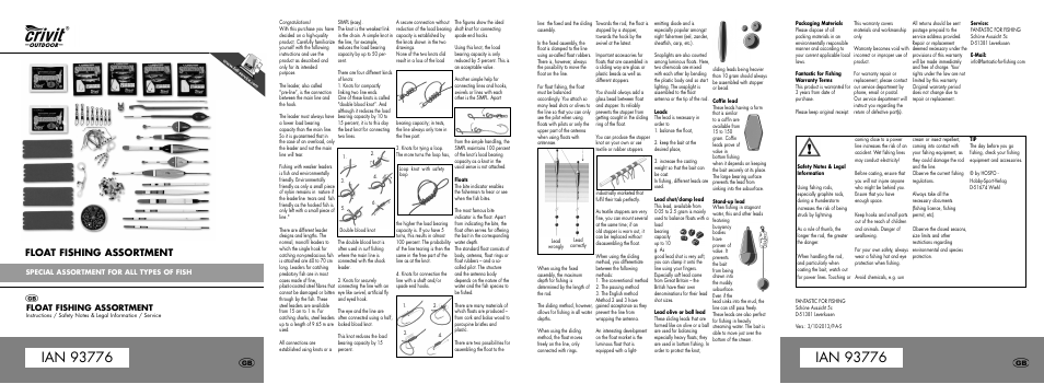 93776-mi-float-gb.pdf, Float fishing assortment | Crivit Float Fishing Assortment User Manual | Page 6 / 18