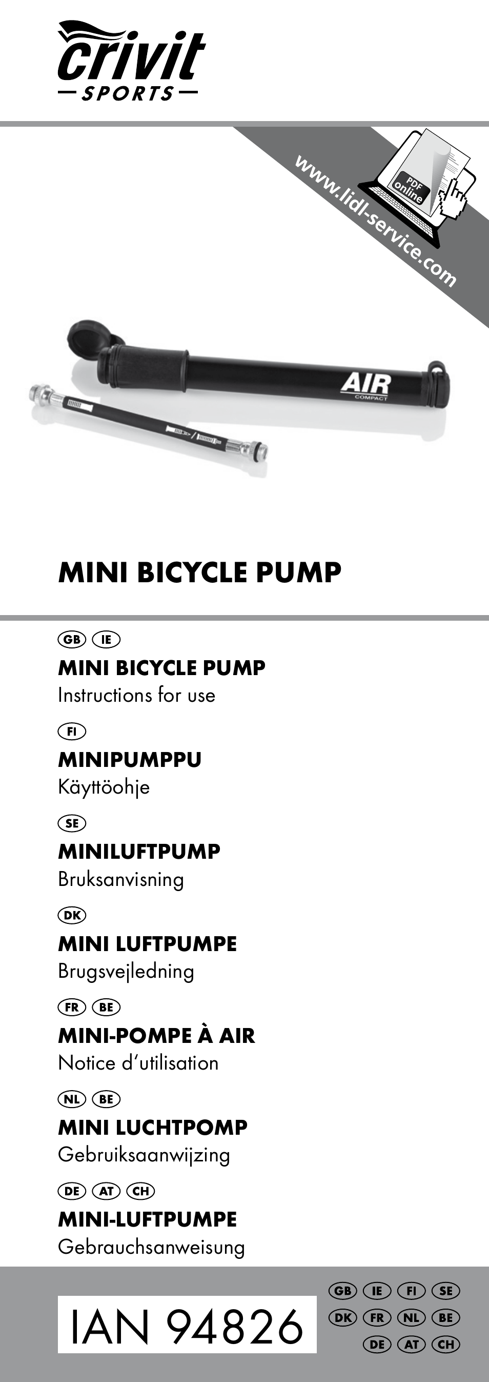 Crivit MP-1781 User Manual | 28 pages