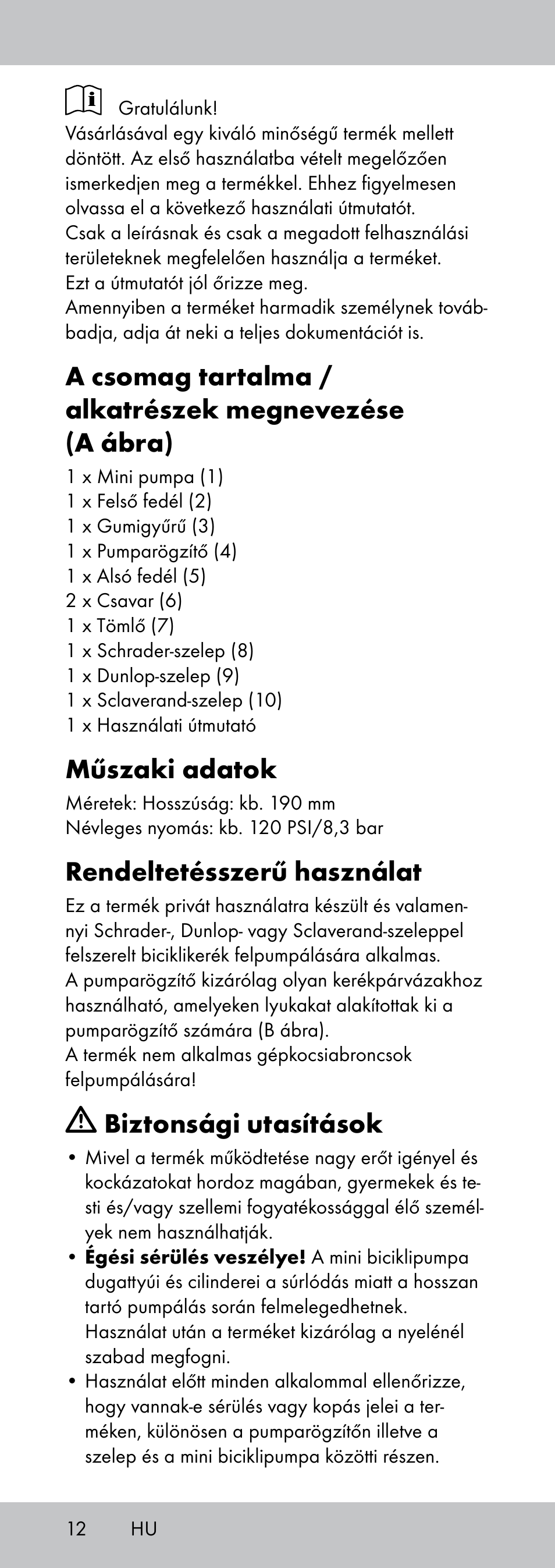 Műszaki adatok, Rendeltetésszerű használat, Biztonsági utasítások | Crivit MP-1781 User Manual | Page 12 / 32
