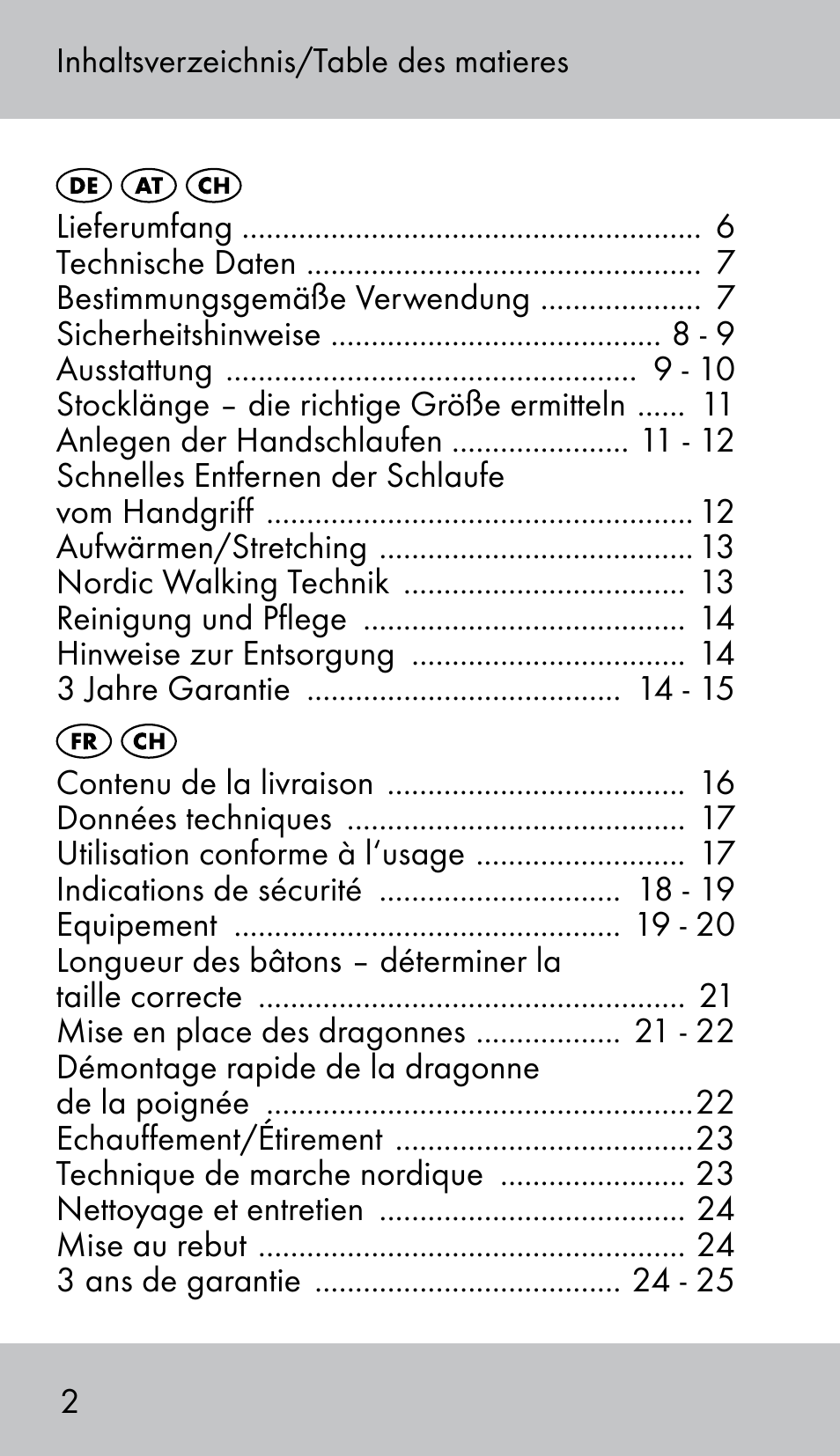 Crivit NW-1702 User Manual | Page 2 / 56