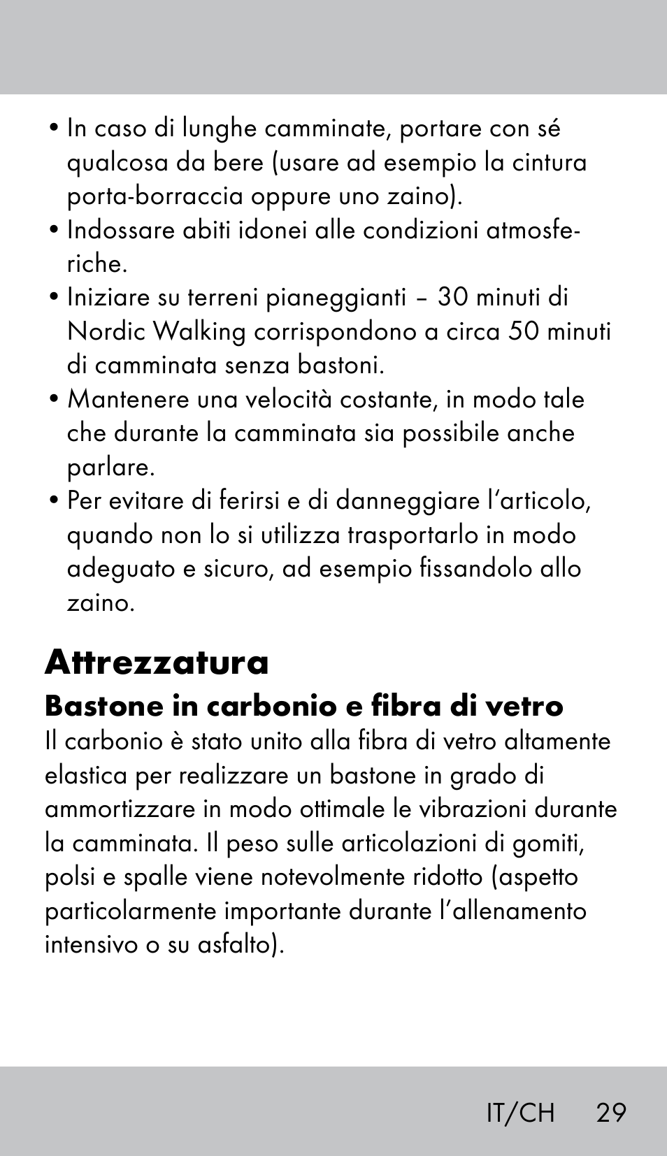 Attrezzatura | Crivit NW-1702 User Manual | Page 29 / 56