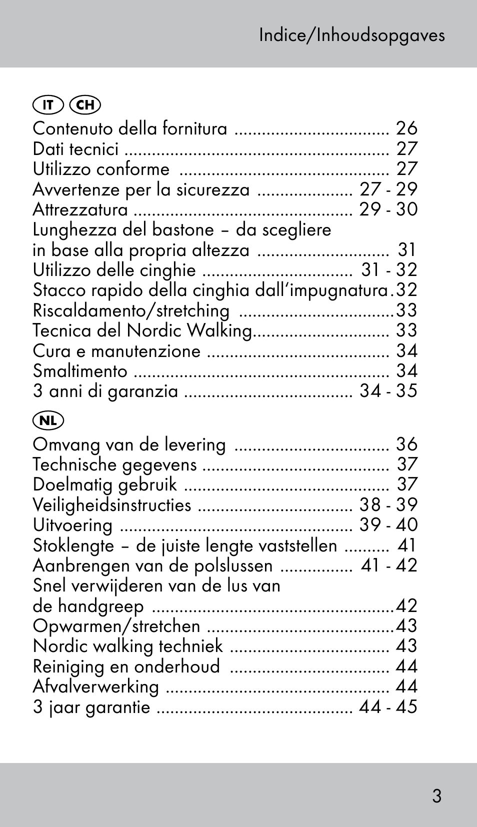 Crivit NW-1702 User Manual | Page 3 / 56