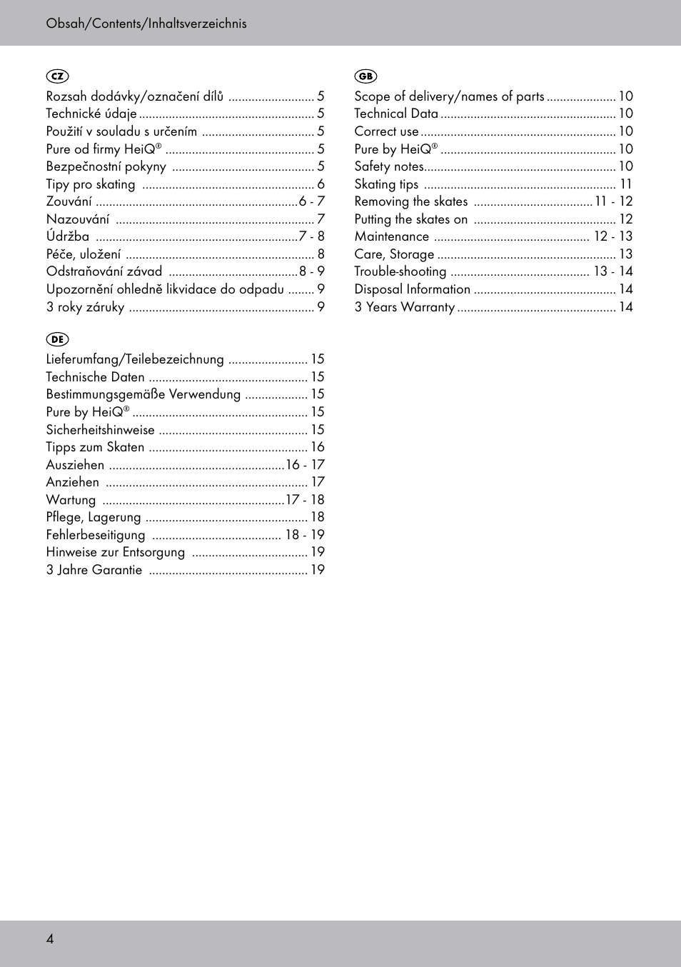 Crivit HI-1738 User Manual | Page 4 / 28