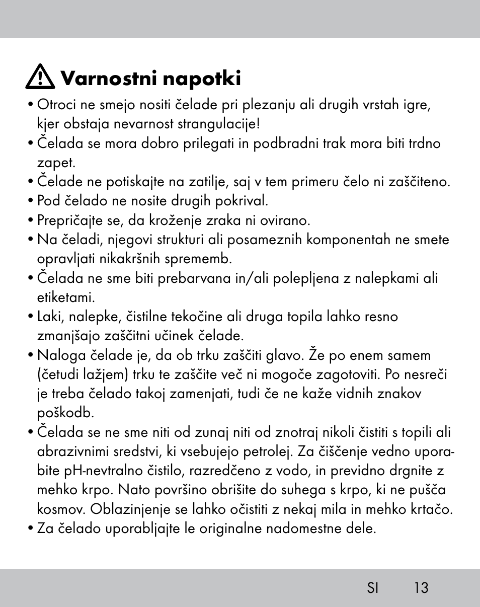Varnostni napotki | Crivit IH-1788 User Manual | Page 11 / 38