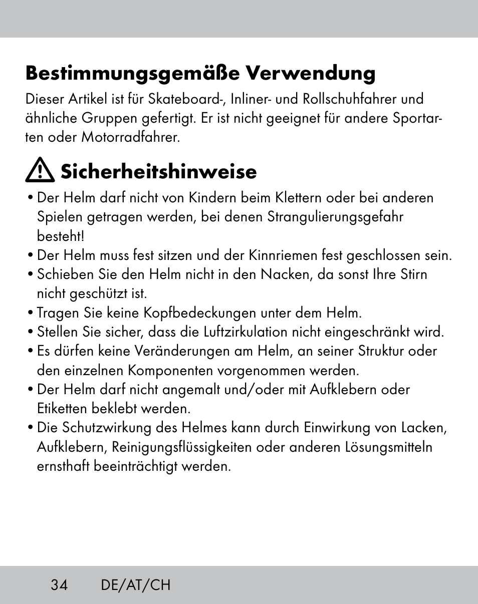 Bestimmungsgemäße verwendung, Sicherheitshinweise | Crivit IH-1788 User Manual | Page 32 / 38